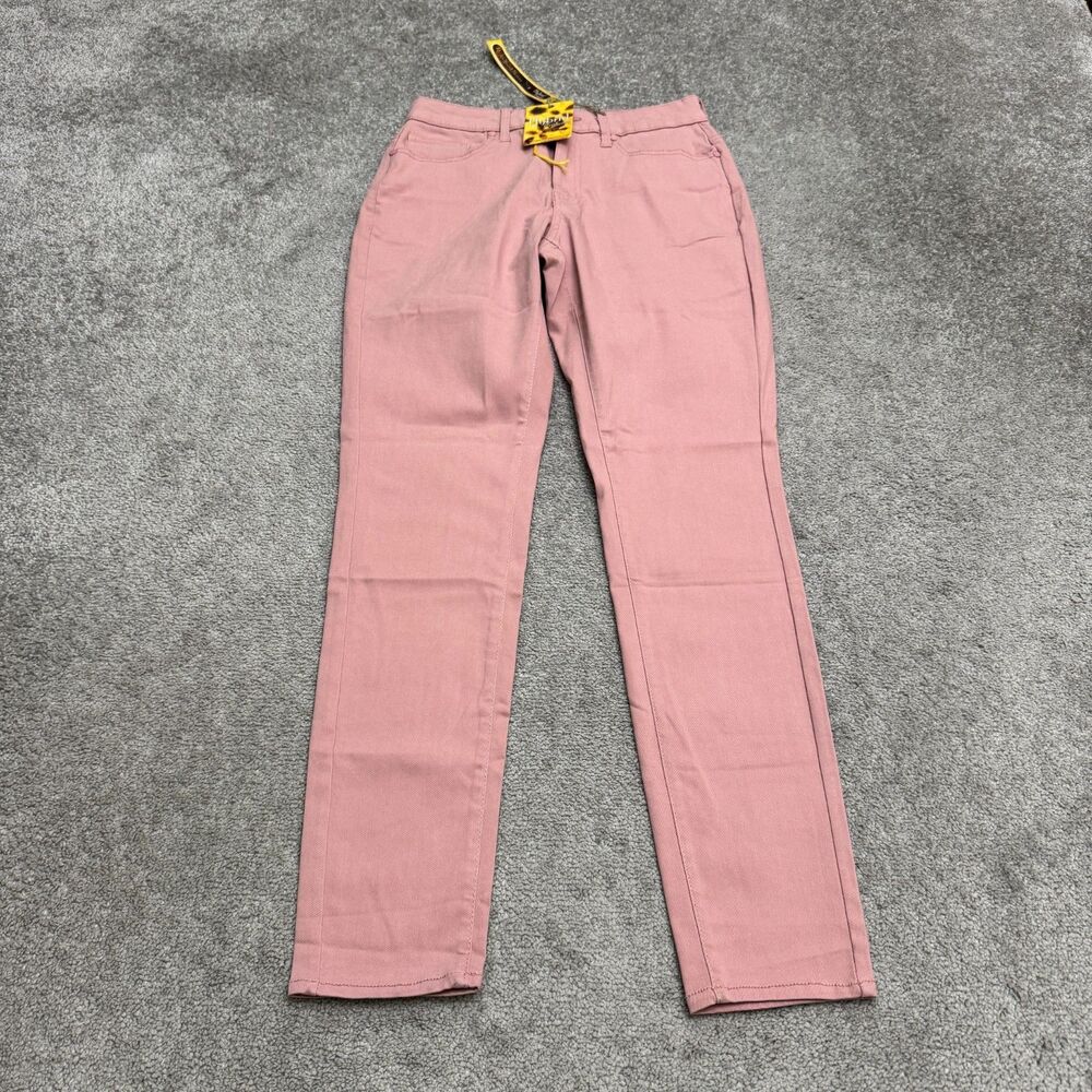 Hybrid & Company Hyper Stretch Skinny Pants Women Medium Dusty Rose Pink NWT